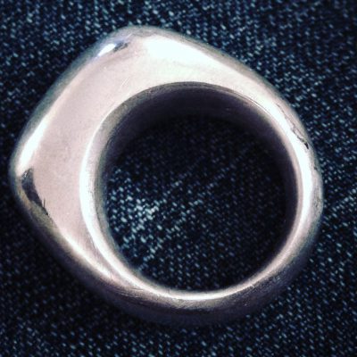 00204 Bague moulée, argent 925