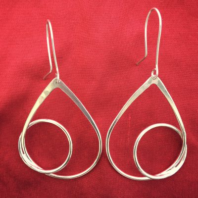 454 Boucles d’oreilles argent 925