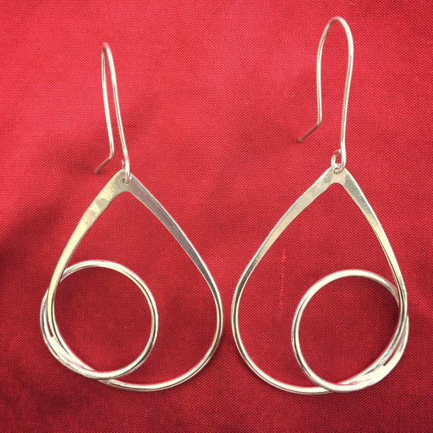 454 Boucles d’oreilles argent 925